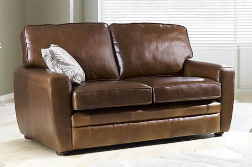strand leather sofa bed